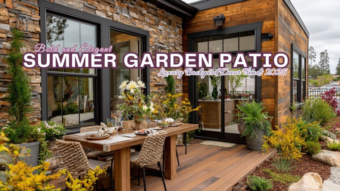 Bold and Elegant Summer Garden Patio Ideas | Luxury Backyard Decor Trends 2025 Bold and Elegant Summer Garden Patio Ideas | Luxury Backyard Decor Trends 2025