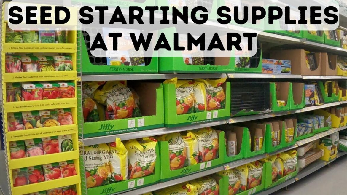 Seed Starting Supplies at Walmart: Kickstart Your Garden!