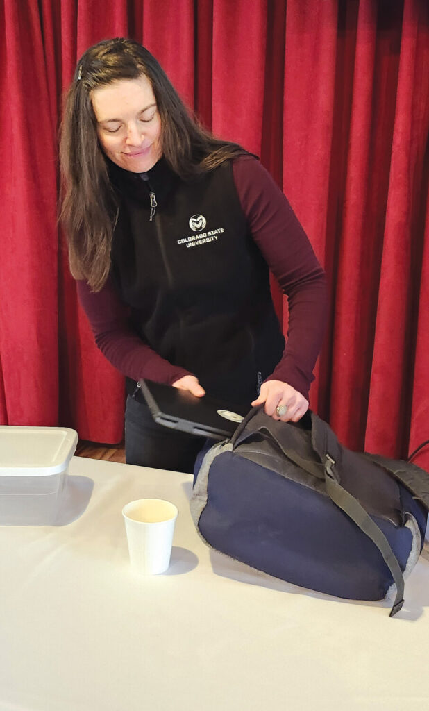 CSU Extension Director Jennifer CookJennifer Cook spoke about how to garden in the mountains.