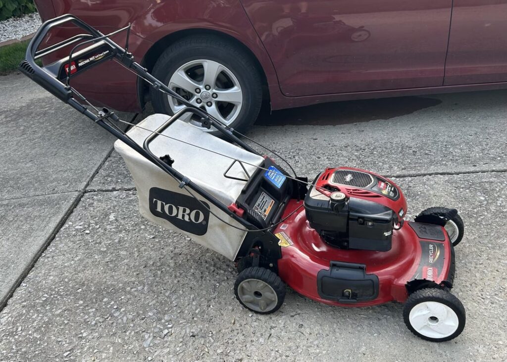 Switched back to gas mower.. electric just wasn’t cutting it (LOL).. got this refurbished & love it.