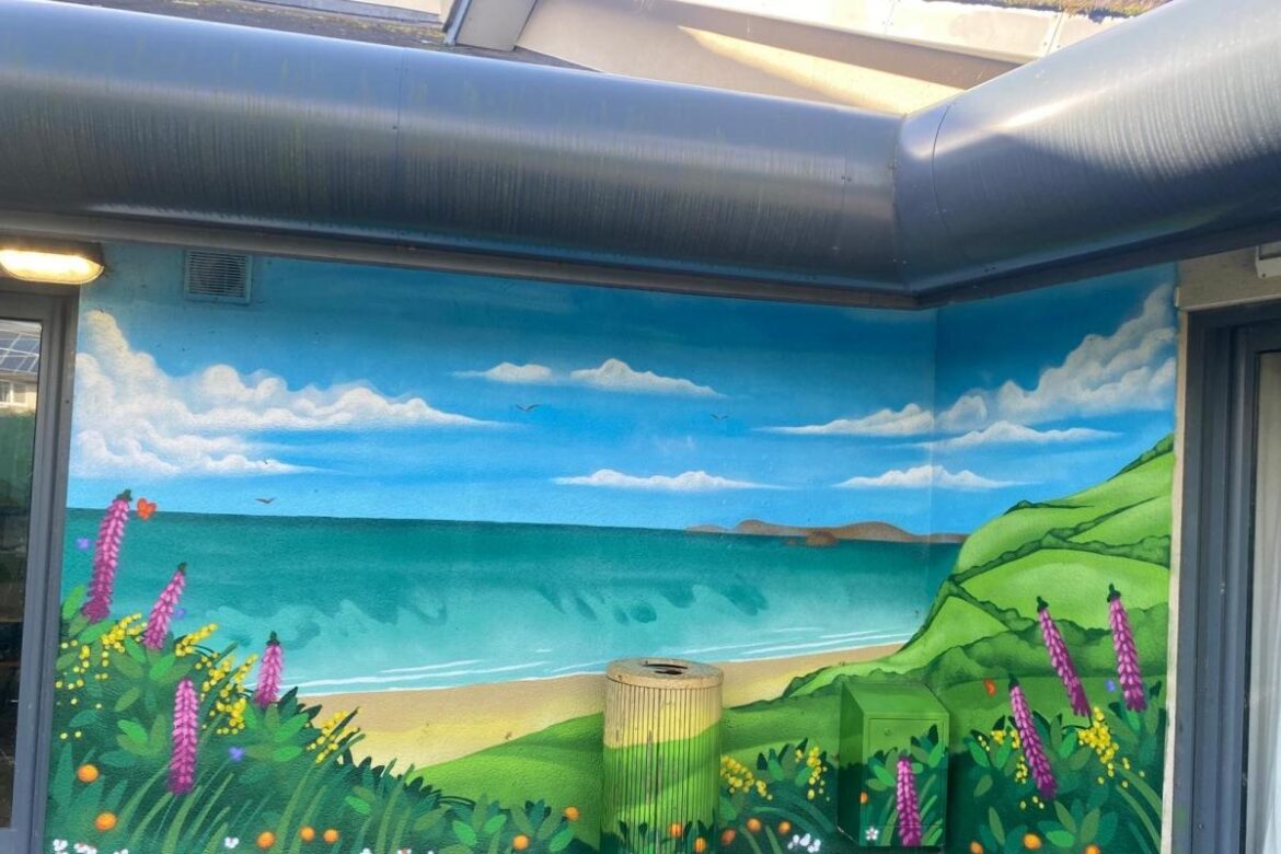 Mural transforms garden at Pembrokeshire mental health unit Western Telegraph