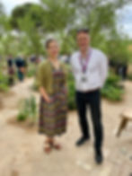 David speaks to Chelsea gold medal winning designer Sarah Price at the RHS Chelsea Flower Show