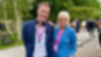 David has his annual chat with Joanna Lumley at the RHS Chelsea Flower Show