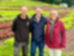 This is from this week’s programme – David with Barrie Quinn and Brendan Little at Portnoo Market Garden
