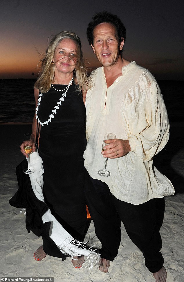 In 1983, Monty later proposed on a rowing boat in Scotland, refusing to row back to land until Sarah changed her mind after she at first said she wasn't sure. Above: The pair pictured in 2010 in the Maldives