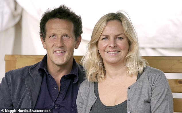The couple met when they were studying at Cambridge University but Sarah was already married. Above: The couple in 2004