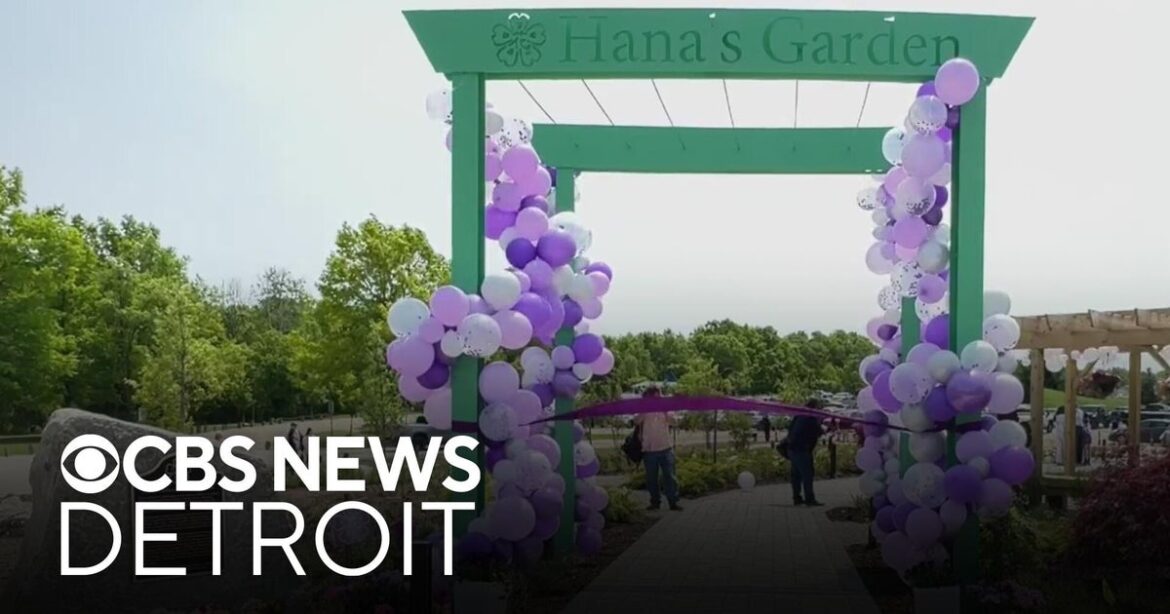 How a garden is paying tribute to the Oxford High School shooting victims