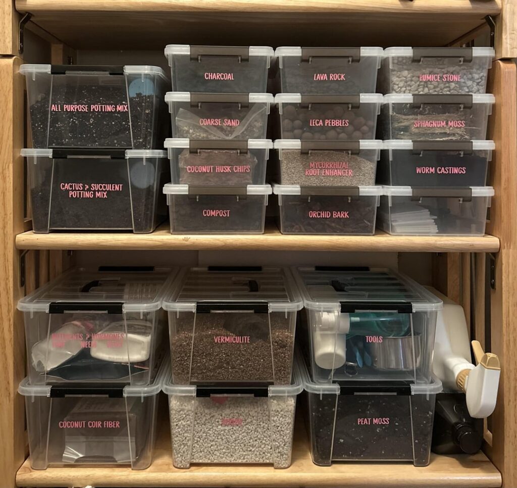 My 3-shelf potting shed My 3-shelf potting shed