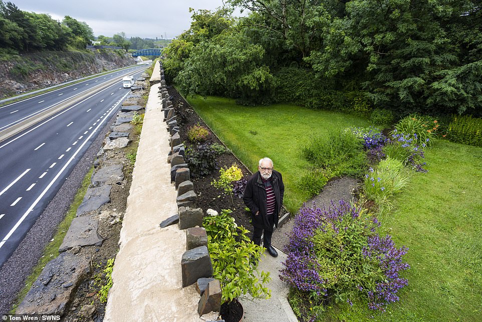 'I like all types of gardening. I grow some of my own veg - kidney beans, broad beans, French beans, peppers, chiles, tomatoes,' he added
