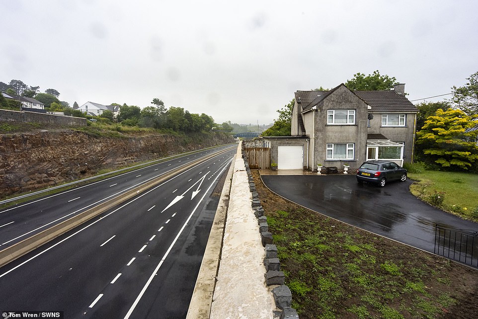 After challenging an initial offer, Mr Watkeys said the firm came back and said 'we've found another way of doing it. We just need this bit of the garden'