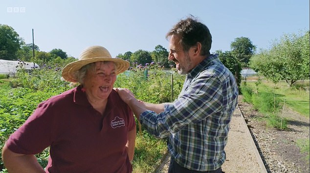 Adam praised Lois's commitment and the excellent work of her team in preserving the garden: 'Lois, you have got an amazing group of volunteers haven't you?'