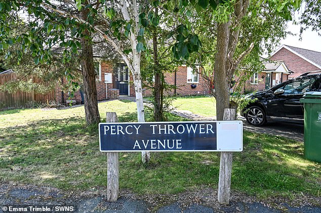The land dispute is just a mile from the family home of the late TV gardening legend Percy Thrower, whom the road is named after