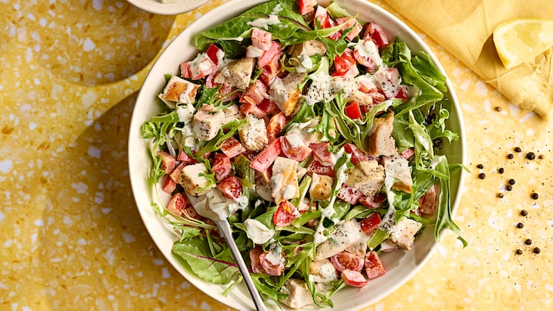 Zesty lemon pepper chicken salad: Bored of Lunch’s Nathan Anthony shares his easy, flavour-packed air fryer favourite