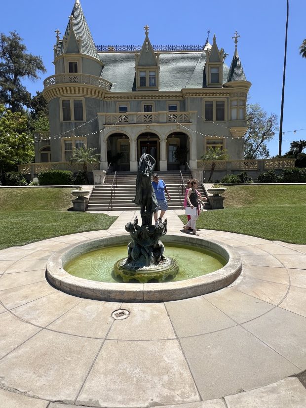 Exterior scene of the 1897 Kimberly Crest House and Gardens,...