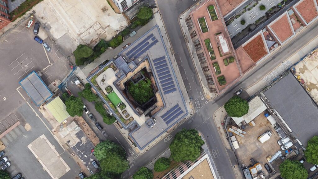 The smoke clears on whether rooftop gardens are higher-risk buildings FTT Higher-risk buildings - Aerial view of Smoke House and Curing House in Remus Road, east London - lawyers explain how a roof garden transformed a building into a higher-risk building.