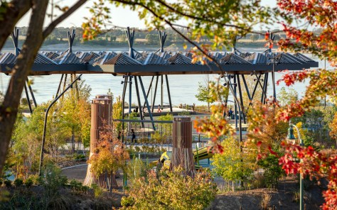 The redesign of Tom Lee Park in Memphis, Tennessee, by SCAPE and Studio Gang 