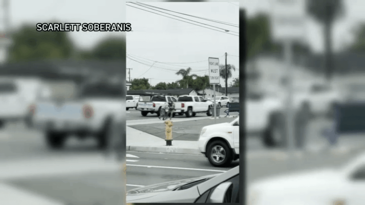 Apparent immigration agent tackles man on Garden Grove sidewalk – NBC Los Angeles