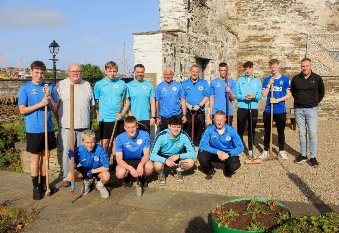 Memorial garden benefits from Wick Thistle ‘teamwork and enthusiasm’ Memorial garden benefits from Wick Thistle ‘teamwork and enthusiasm’