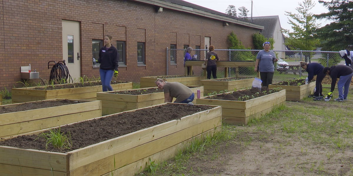 Upper Great Lakes Family Health Center plants community garden to address food security