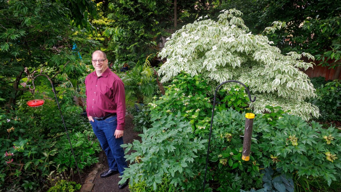 A garden brimming with year-round color at a Westmont bungalow