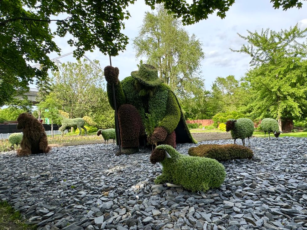 A new sculpture in Montreal's Parc Jean-Drapeau.