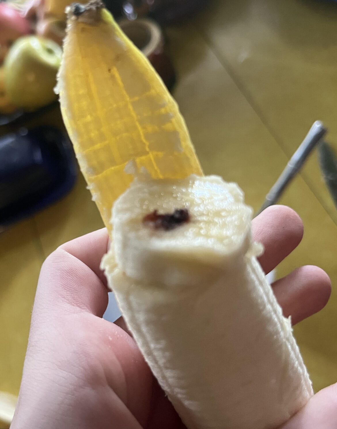 Why is this bananas seed so big?