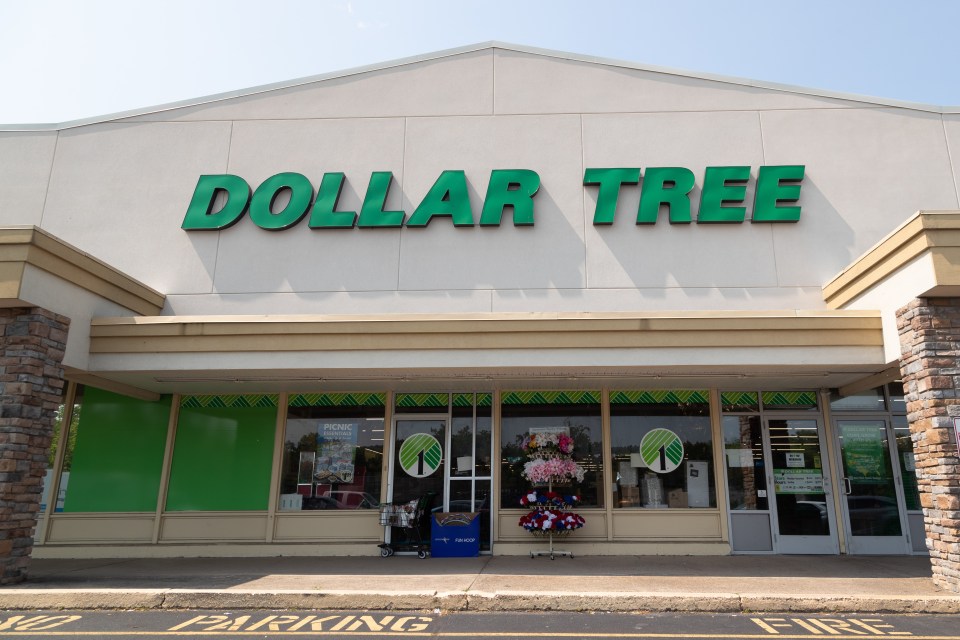 Exterior view of a Dollar Tree store.