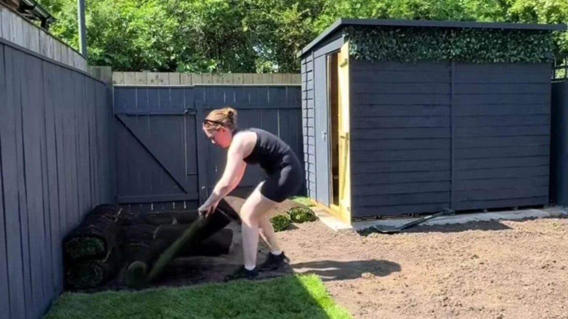 I’m a single mum & I’ll save £9k by transforming my garden into a modern dream – I’ve even built a shed & laid turf I’m a single mum & I’ll save £9k by transforming my garden into a modern dream - I’ve even built a shed & laid turf