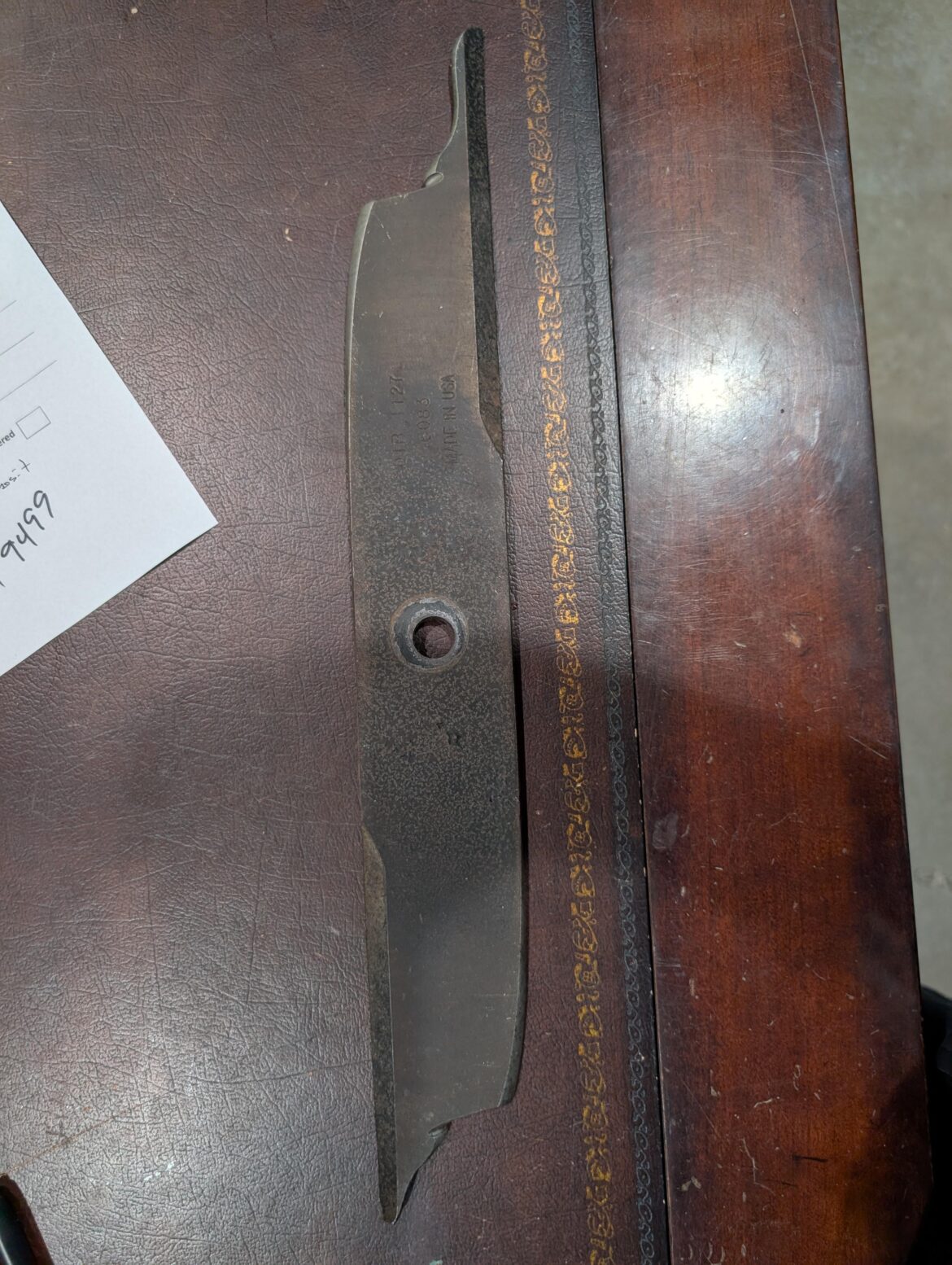 Customer said he bought bad blades from me