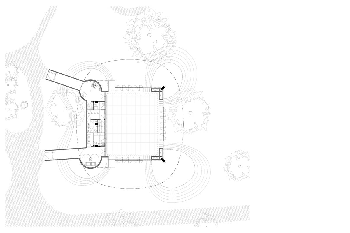 Architecture and landscape are intertwined at Scenic Garden by Michan Architecture and Parabase