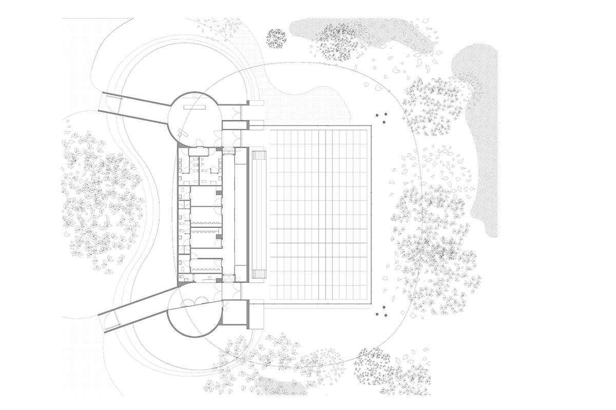 Architecture and landscape are intertwined at Scenic Garden by Michan Architecture and Parabase
