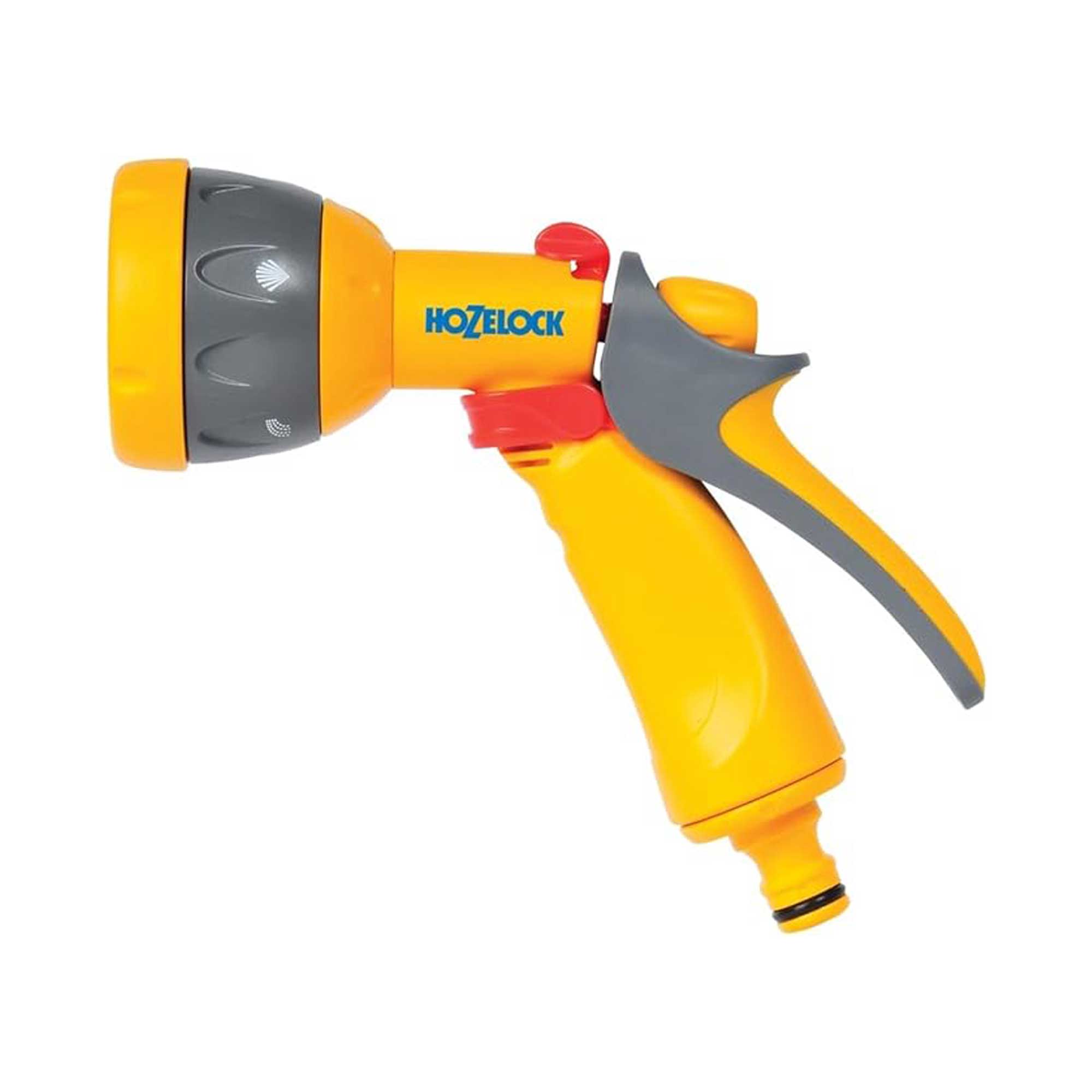 Hozelock spray gun on white background