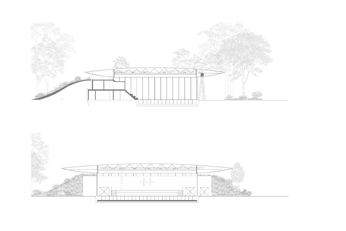 Architecture and landscape are intertwined at Scenic Garden by Michan Architecture and Parabase