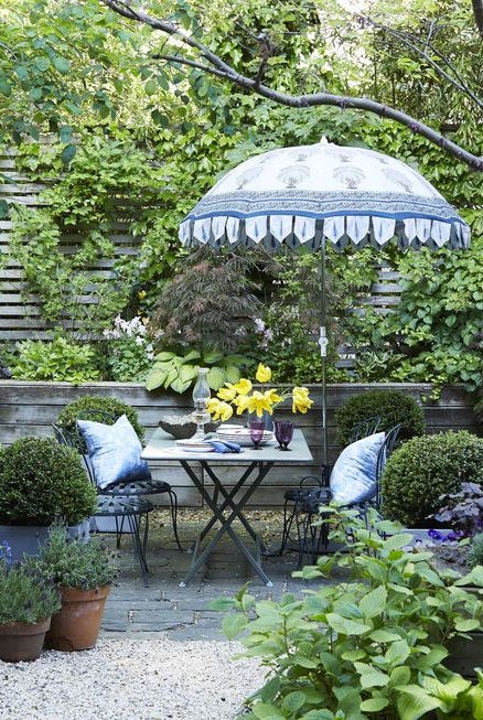 small garden backyard