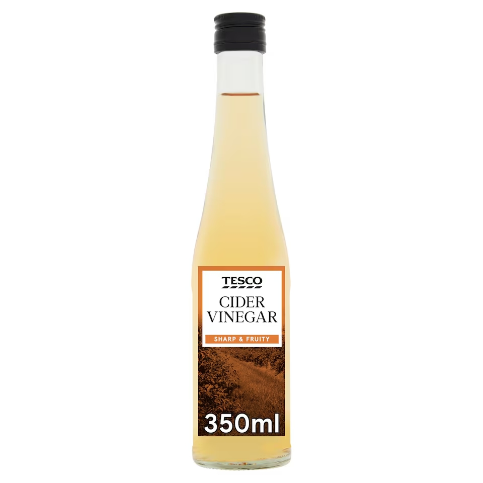Tesco Cider Vinegar, 350ml bottle.
