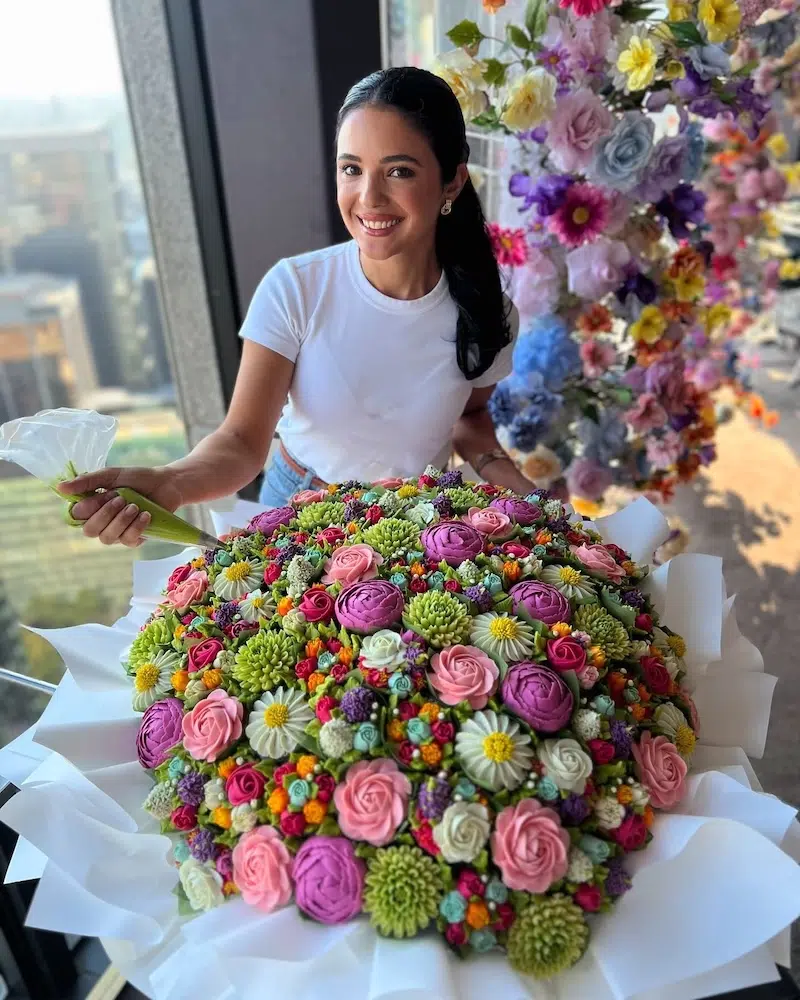 Cupcake Flowers Edible Bouquet by The Baked Bouquet