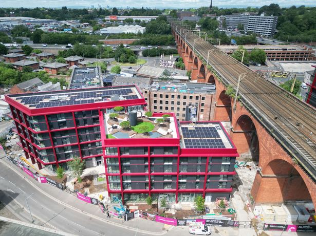 A picture of Weir Mill in Stockport.