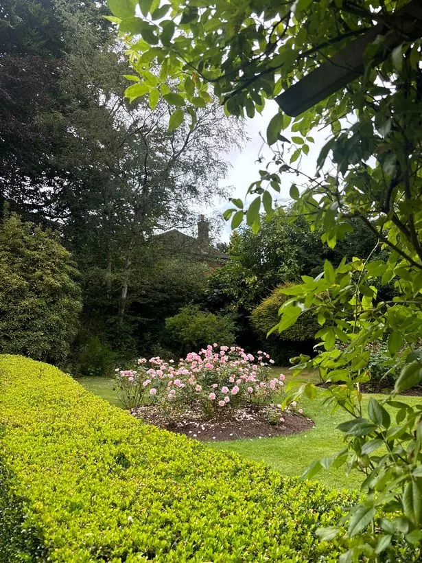 Charming archways and hedges guided my continued stroll