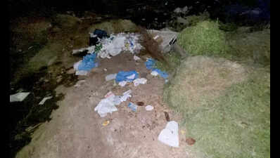 425kg of medical waste dumped in Gotri garden