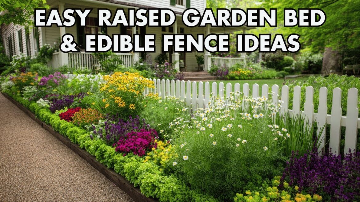 Cottage Garden Fence Makeover 🌿 | Edible & Sustainable Ideas for Every Yard