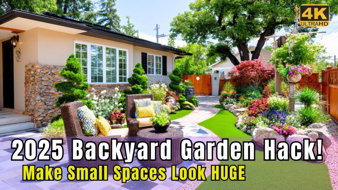 2025 Small Garden Ideas: Backyard Garden & Landscaping Ideas | Make a Tiny Yard Feel Huge!