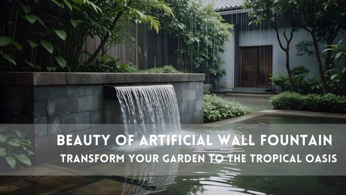 Wall Fountain Ideas in the Minimalist Japanese Garden