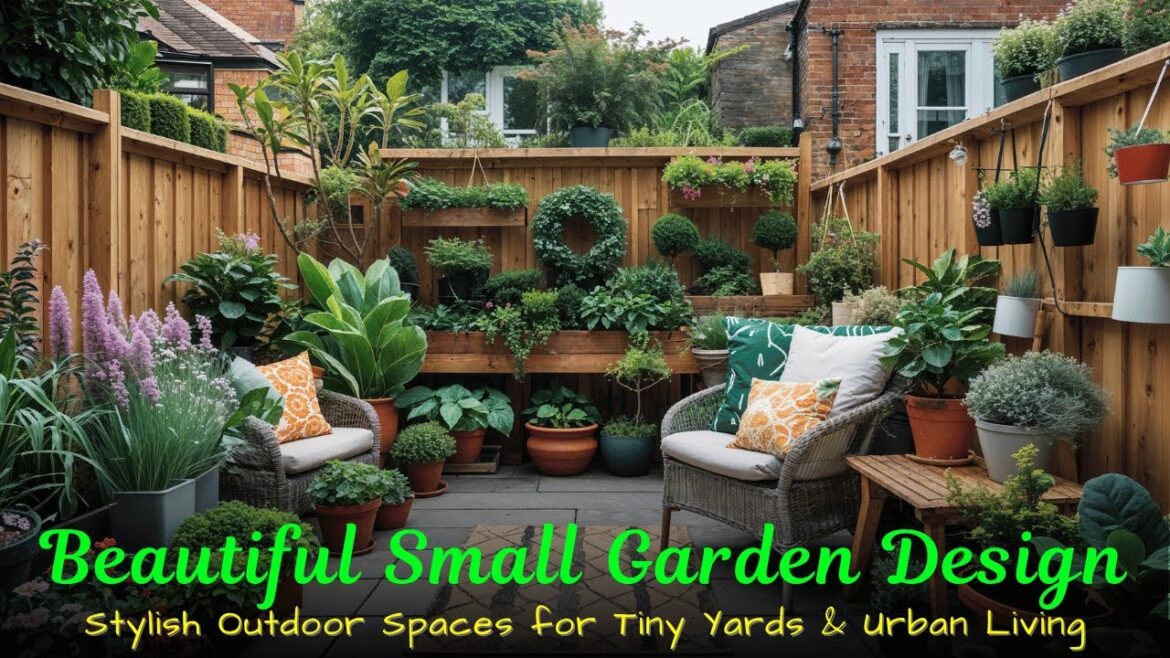 Small Garden Design Ideas 2025 | Stylish Outdoor Spaces for Tiny Yards & Urban Living