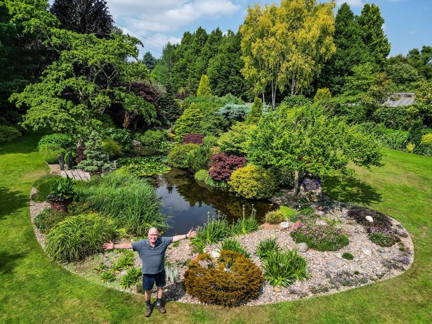 John in his garden