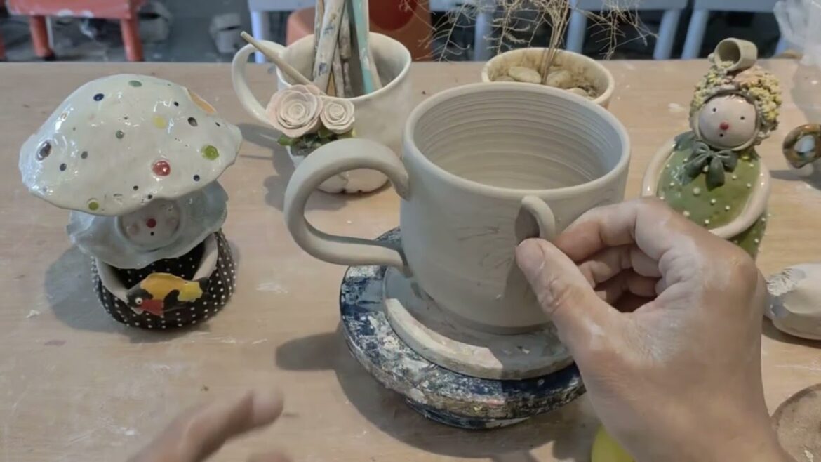 Pottery Making Fireworks Cup | Poetry Pottery