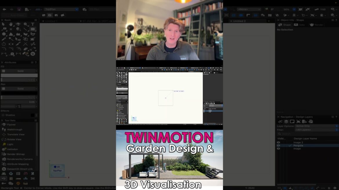 Vectorworks Garden Design: 3D Pergolas