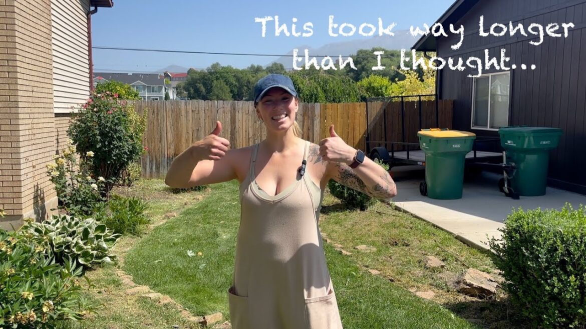 BUCKLE UP... THE WHOLE FRONT YARD GOT A MAKEOVER