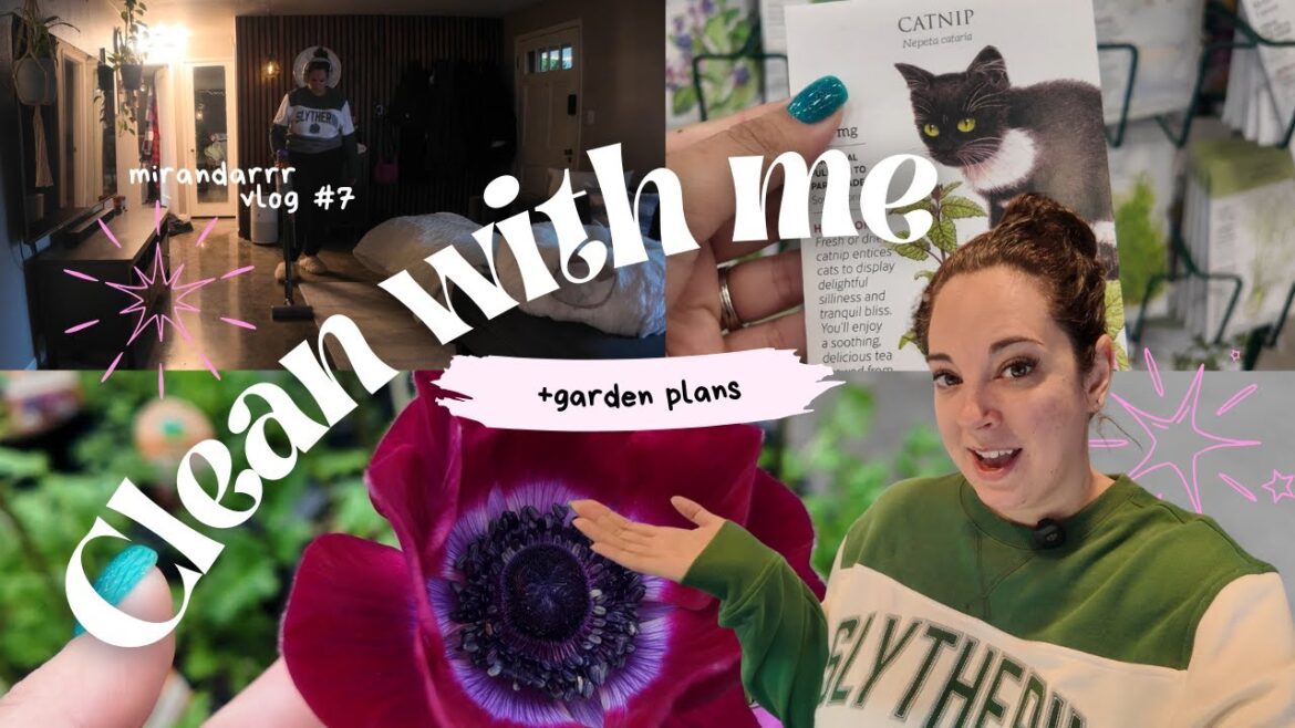 CLEAN WITH ME 🧼| reset the house + garden plans🌱 CLEAN WITH ME 🧼| reset the house + garden plans🌱