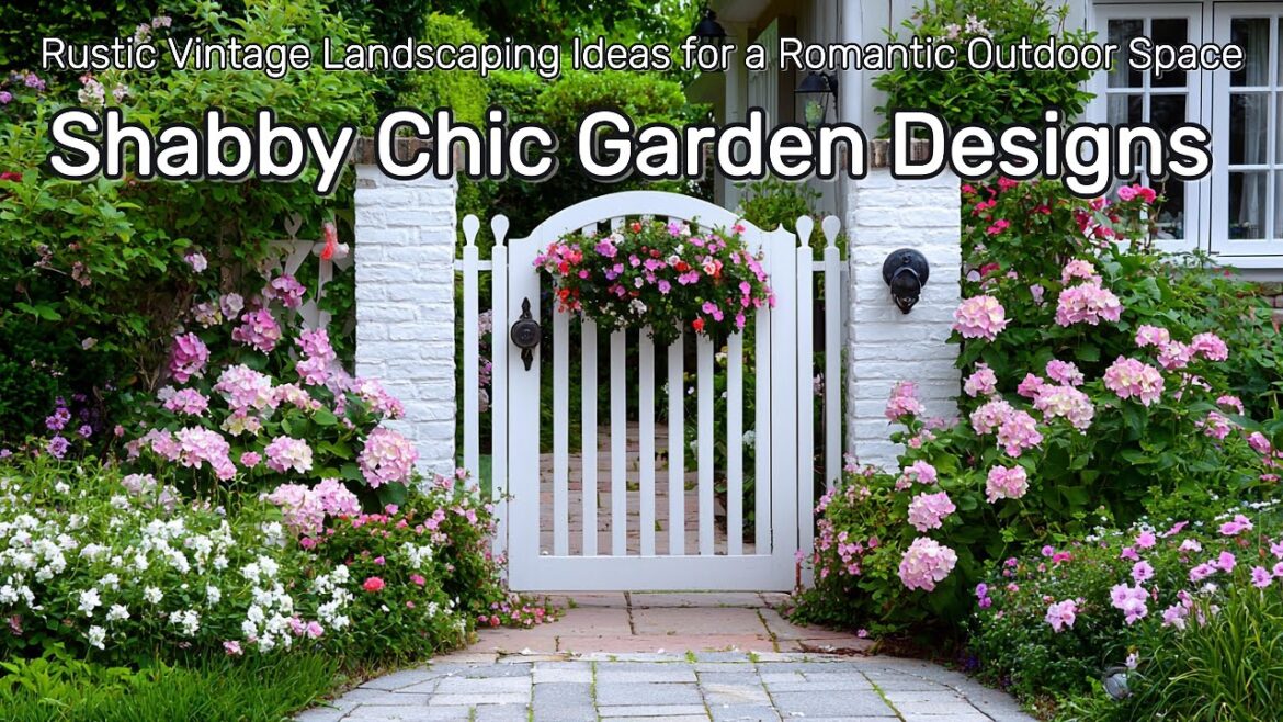 Shabby Chic Garden Designs: Rustic Vintage Landscaping Ideas for a Romantic Outdoor Space