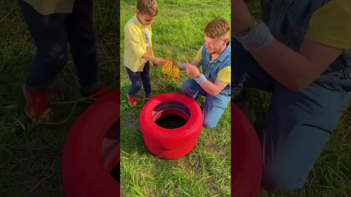 He Made a Garden Bench from Old Tires?! 🛞🎨 #DIY #Upcycle #Shorts He Made a Garden Bench from Old Tires?! 🛞🎨 #DIY #Upcycle #Shorts